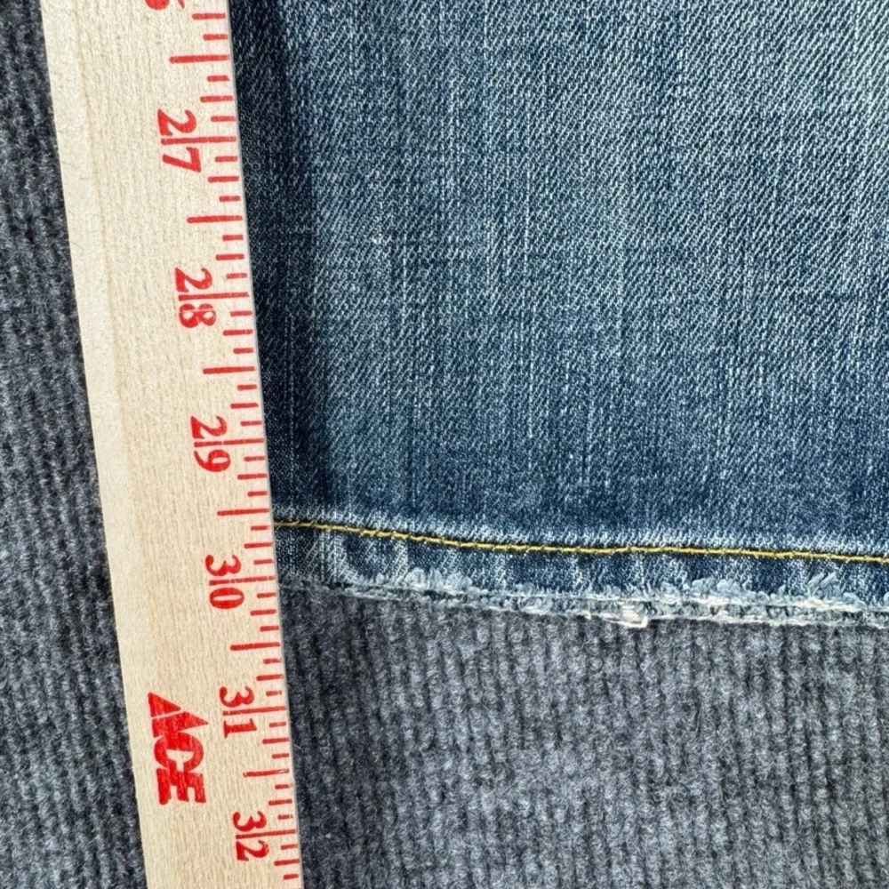 Banana Republic Utility Jeans Mens 35x30 Medium Wash Blue Cotton Button Fly